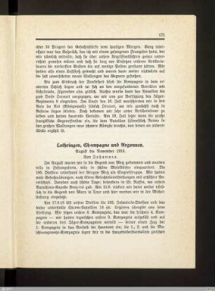Lothringen, Champagne und Argonnen