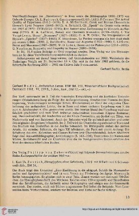 [Rezension von: Gerhard Radke, Archaisches Latein. EDF Bd. 150]