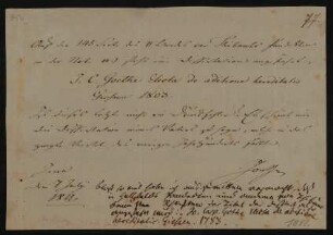 Brief von Johann Wolfang von Goethe an Heinrich Carl Abraham Eichstädt vom 07.07.1811