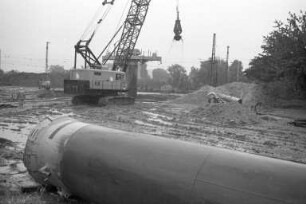 Bau einer Brücke über die Neckarstraße im Zusammenhang mit dem Bau der Südtangente