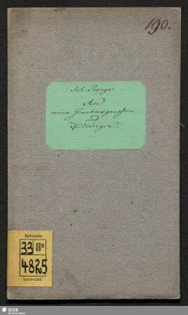 An meine Glaubensgenossen und Mitbürger