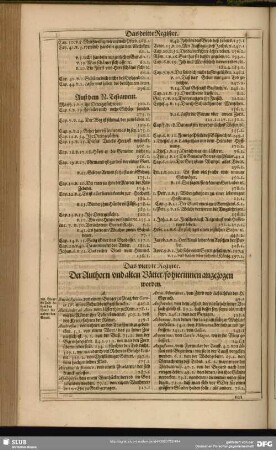 Das vierdte Register. Der Authorn und alten Vätter, so hierinnen angezogen worden
