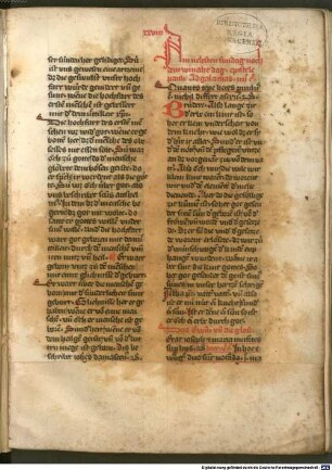 Evangelien und Episteln für das ganze Jahr, mit Glossen (Predigten), oberrheinisch - BSB Cgm 157
