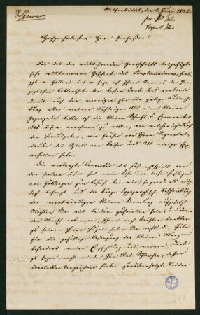 Brief vom 4. Juni 1852