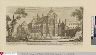 RECEUIL DES PLUS BEAUX EDIFICES ET FRONTISPICES DES EGLIZES DE PARIS, Le Conuent des FEUILLANS, Bl. 10 [Ansicht des Klosters des Feuilians]