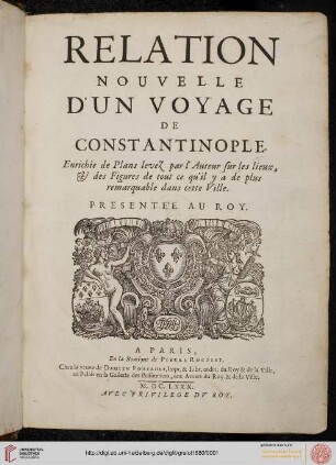 Relation Nouvelle D'Un Voyage De Constantinople