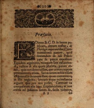 Dissertatio ... De Sacerdotio Cvm Regimini Civili Conivncto Sive De Theologis Imperantibvs, 2. Dissertatio II.