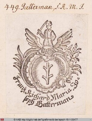 Wappen des Franz Richard Maria Joseph Gattermann