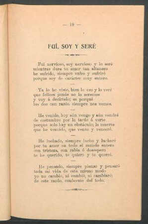 Fuí, soy y seré