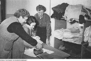 Dresden, Wachwitz. Kinderheim Wachwitz, 22. Januar 1952