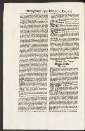 Incipit liber secundus ...