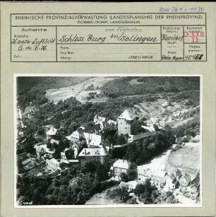 Burg an der Wupper, Schloss Burg