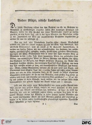 Biedere Pfälzer, redliche Landsleute