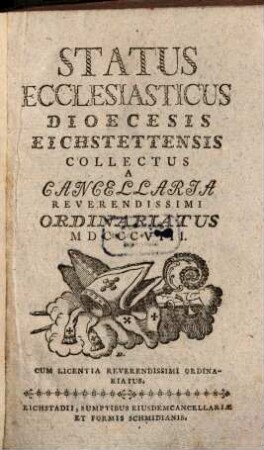 Status ecclesiasticus Dioecisis Eychstettensis, 1808