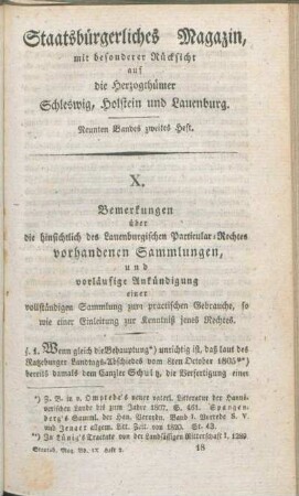 Neunten Bandes zweites Heft.
