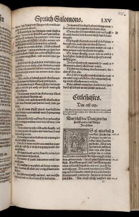 Ecclesiastes der Prediger Salomons
