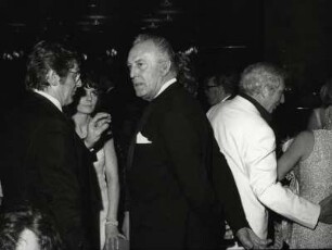 Günter Pfitzmmann, Lilo Giebken, Werner Fuetterer. Presseball 1972