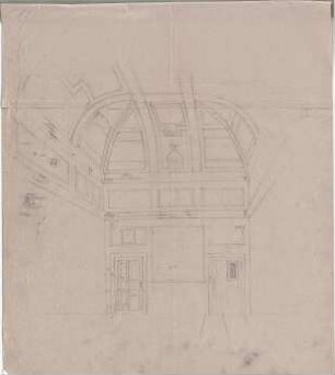 Seeberger, Gustav; München; Residenz, Königsbau, Zeichnungen - Innenraum (Perspektive)