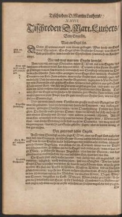 XXIII. Tischreden D. Mart. Luthers/ Von Engeln.