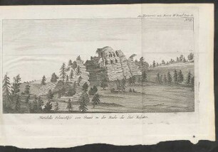 No. 11. Natürliches Felsenschloss von Granit in der Naehe des See's Kolywan