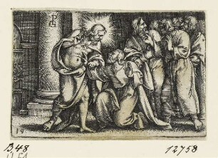Ungläubiger Thomas, Blatt 19 der Folge "Leben Christi"
