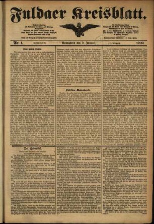 41.1909: Fuldaer Kreisblatt