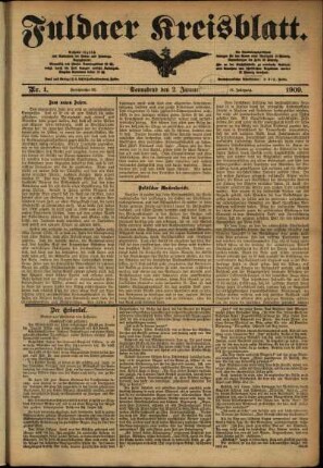41.1909: Fuldaer Kreisblatt