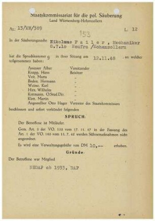 Failer, Nikolaus