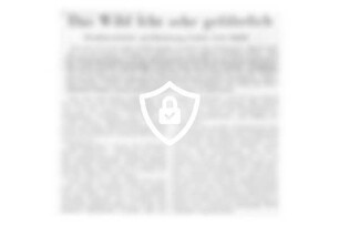 Das Wild lebt sehr gefährlich