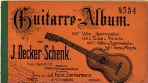Guitarre-Album, 4. Tänze u. Märsche