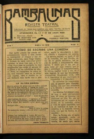 Las de enfrente : comedia de costumbres