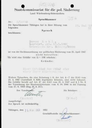Kuhl, Lorenz