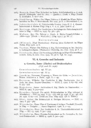 VI. 4. Gewerbe und Industrie