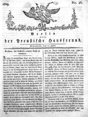 Nr. 46., 10. Juni 1809