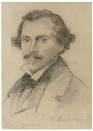 Bildnis Wittmer, Johann Michael (1802-1880), Maler