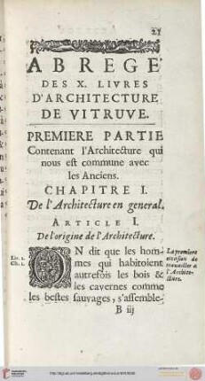 Première partie: Chapitre I.