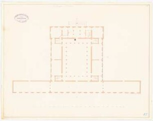 Kurhaus, Bad Homburg v. d. Höhe. 3. Projekt: Grundriss Erdgeschoss
