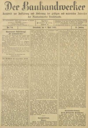 6. April 1895, Nr. 14