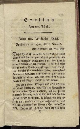 Zwey und dreysigster Brief. - Fünf und dreyßigster Brief.