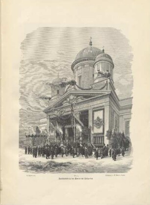 Ausschmückung des Domes am Lustgarten