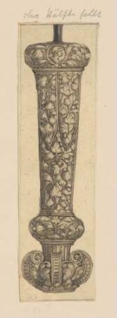 Dolchscheide mit Laubwerk