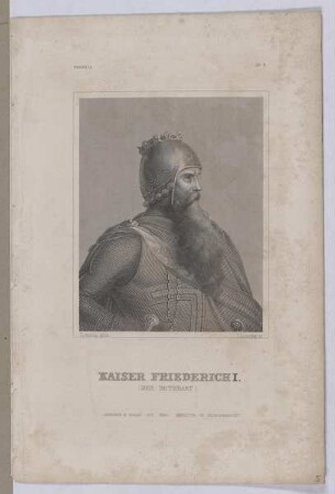 Bildnis des Friedrich I., Kaiser des Römisch-Deutschen Reiches