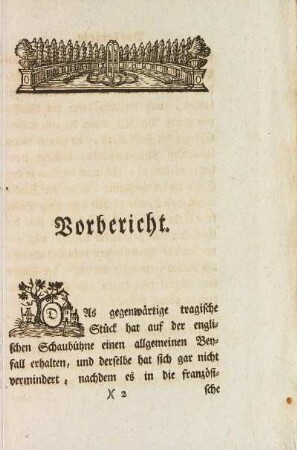 Vorbericht