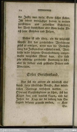 Erster Gerichtsstand
