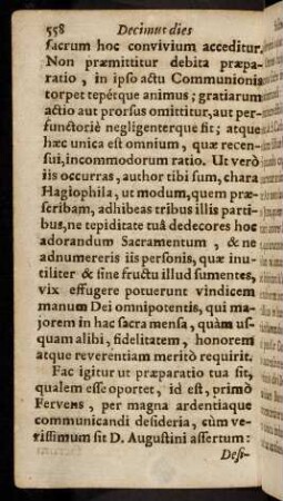 558-569, Fac igitur ut praeparatio tua sit, qualem esse ...