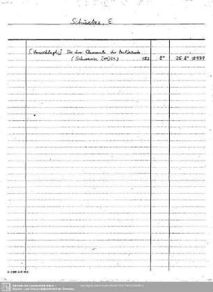 Schuetze, E.: Schuetze, E.