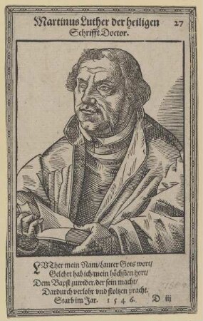 Bildnis des Martinus Luther