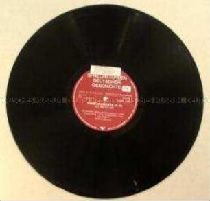Kassette mit Schallplatten zur deutschen Geschichte, Platte 4