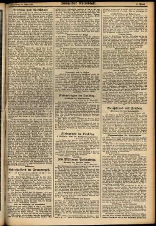 Zweite Ausgabe vom Donnerstag, den 24. März 1927.