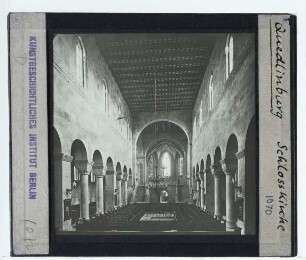 Quedlinburg, Stiftskirche St. Servatius : Innenansicht, Blick nach O